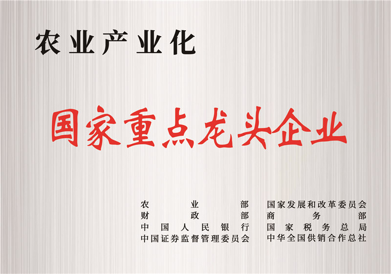 國家重點龍頭企業(yè)